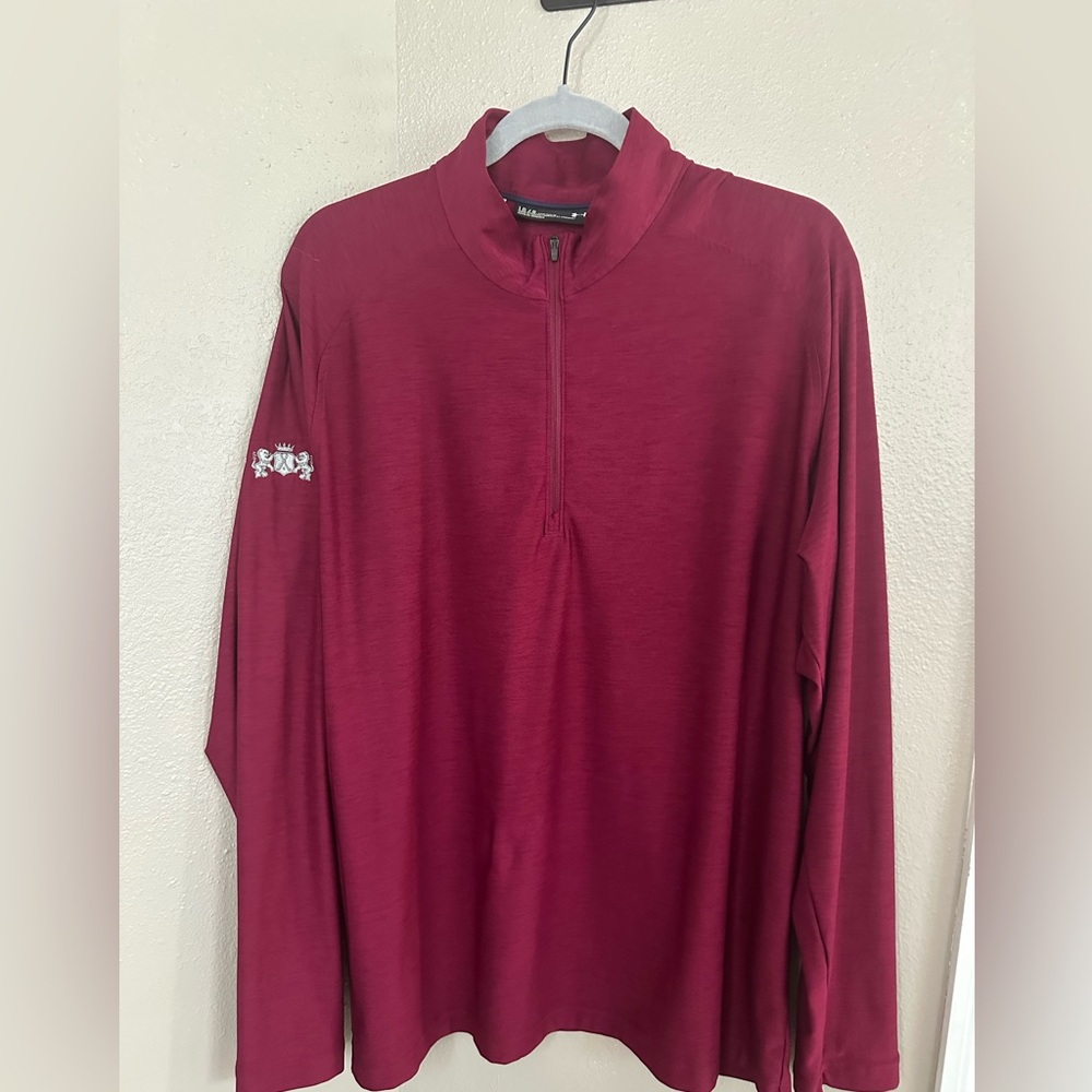 Under Armor Burgundy Athletic Pullover - image 1